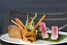 Grilled Tuna served at Sunset da Mona Lisa Italian Restaurant - Cabo San Lucas