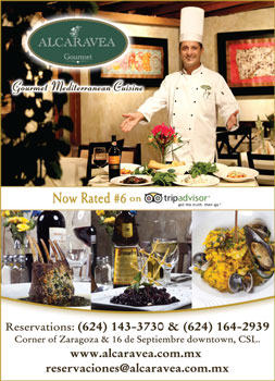 Alcaravea - Ad Proofs - Los Cabos Magazine #29 - Cabo San Lucas, Los Cabos