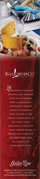 Baja Lobster - Ad Proof - Los Cabos Magazine Issue 29 - Cabo San Lucas