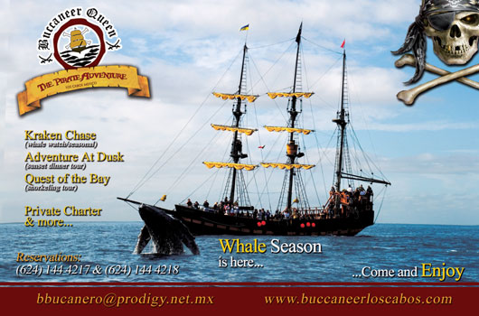 Buccaneer Queen - Ad Proof - Los Cabos Magazine Issue 32 - Cabo San Lucas