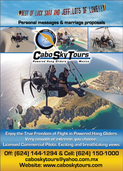 Cabo Sky Tours - Ad Proofs - Los Cabos Magazine #32 - Cabo San Lucas, Los Cabos
