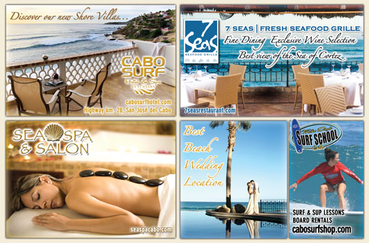 7 Seas - Cabo Surf - Ad Proof - Los Cabos Magazine Issue 27 - San Jose del Cabo