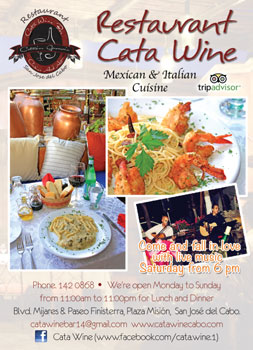 Cata Wine - Ad Proofs - Los Cabos Magazine #33 - Cabo San Lucas, Los Cabos
