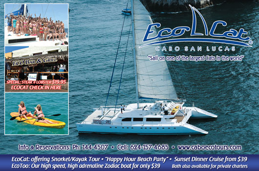 Ecocat -Ad Proof - Los Cabos Magazine Issue 33 - Cabo San Lucas