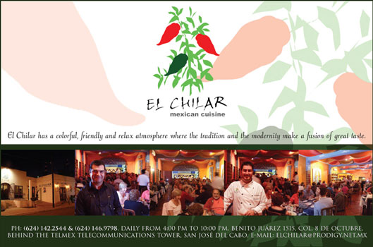 El Chilar - Ad Proof - Los Cabos Magazine Issue 20 - San Jos&eacute; del Cabo