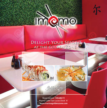 IMOMO Restaurant - Ad Proofs - Los Cabos Magazine #29 - Cabo San Lucas, Los Cabos