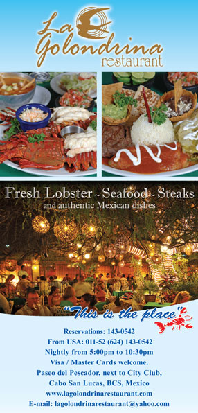 La Golondrina - Ad Proof - Los Cabos Magazine Issue 32 - Cabo San Lucas