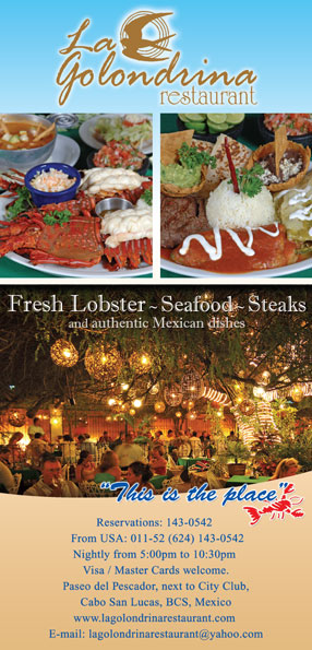 La Golondrina - Ad Proof - Los Cabos Magazine Issue 33 - Cabo San Lucas
