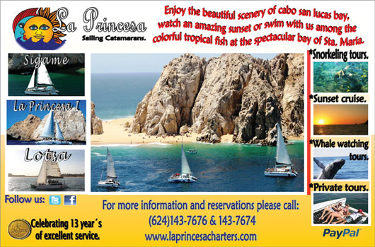 La Princesa - Ad Proofs - Los Cabos Magazine #31 - Cabo San Lucas, Los Cabos