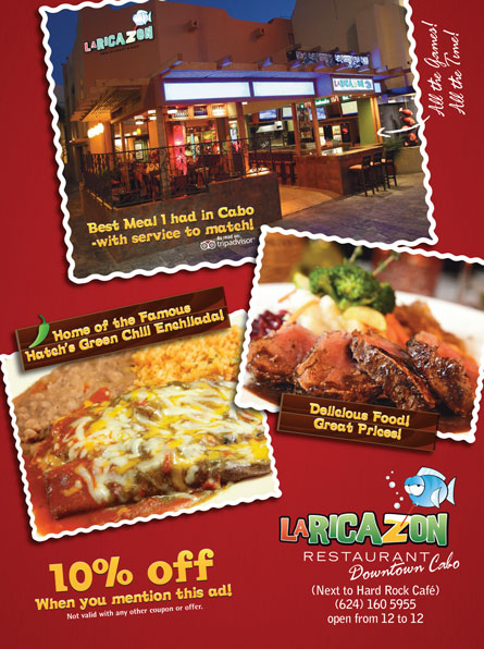La Ricazon - Ad Proofs - Los Cabos Magazine #32 - Cabo San Lucas, Los Cabos