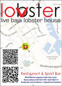 Lovbster Restaurant - Ad Proofs - Los Cabos Magazine #27 - Cabo San Lucas, Los Cabos