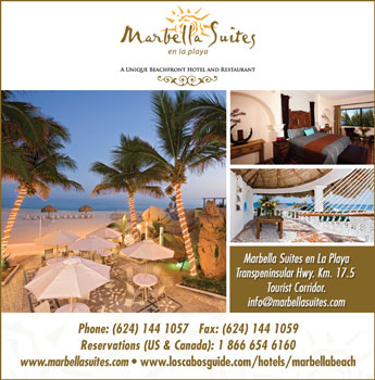 Marbella Suites en La Playa - Ad Proof - Los Cabos Magazine Issue 31 - Tourist Corridor