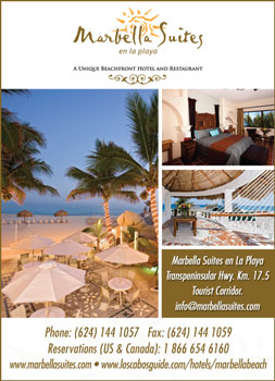 Marbella Suites en La Playa - Ad Proof - Los Cabos Magazine Issue 33 - Tourist Corridor