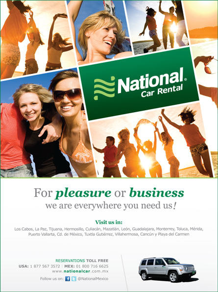 National Car Rental - Ad Proof - Los Cabos Magazine Issue 29 - San Jose del Cabo