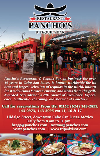 Panchos Restaurant- Ad Proof - Los Cabos Magazine Issue 29 Cabo San Lucas