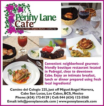 Penny Lane Cafe - Ad Proof - Los Cabos Magazine Issue 32 - Cabo San Lucas