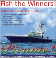 Picante Sportfishing - Ad Proofs - Los Cabos Magazine #32 - Cabo San Lucas, Los Cabos