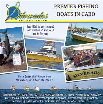 Silverados Sportfishing - Ad Proof - Los Cabos Magazine Issue 29 - Cabo San Lucas