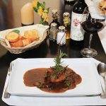 Photo.- Page 65 | Miguel Ventura – Caption: Treat yourself to Alcaravea’s filet mignon in marsala sauce.
