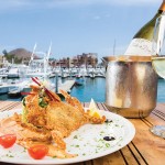 Photo.- page 78 | Francisco Estrada – Caption: The breaded crab salad at Dos Mares Marina Grill & Bar comes with a chipotle dressing.