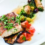 Photo.- Page 64 | Francisco Estrada – Caption: Enjoy the catch of the day roasted at Alcaravea Gourmet.