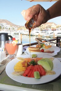 Photo:  -page 81 | Miguel Ventura – Caption: The Breakfast feast at Jack's Bar & Grill is fit for the captain's table.