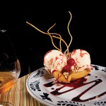 Photo.- page 80 | Francisco Estrada – Caption: End your meal at Los Deseos with a decadent dessert.