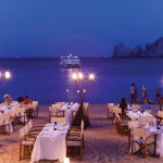 Photo.- page 69 | Francisco Estrada – Caption: The oceanfront dining at Baja Cantina Beach Club on Médano Beach offers a postcard-worthy view of Land's End.