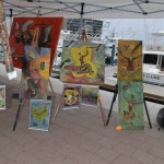 David Garcia - Artista Pintor (Artist Painter) Circuito Cultural Marina Cabo San Lucas - 24 January 2015.