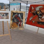 Israel Cortés - Artista Pintor (Artist Painter) Circuito Cultural Marina Cabo San Lucas - 24 January 2015