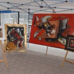 Israel Cortés - Artista Pintor (Artist Painter) Circuito Cultural Marina Cabo San Lucas - 24 January 2015