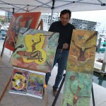 David Garcia, Artista - Pintor, (Artist, Painter) Circuito Cultural Marina Cabo San Lucas - 24 January 2015