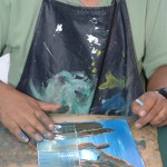 Francisco Nava López, Fops Art Gallery & Jewelry, Artista Pintor (artist - painter) Circuito Cultural Marina Cabo San Lucas - 24 January 2015.