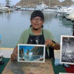 Francisco Nava López, Fops Art Gallery & Jewelry, Artista Pintor (artist - painter) Circuito Cultural Marina Cabo San Lucas - 24 January 2015