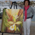 Claudia Gastelum - Artista Pintora Circuito Cultural Marina Cabo San Lucas, 24 January 2015
