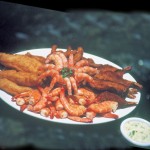 Photo: - page 92 | Carlos Aboyo – Caption: At the Shrimp Factory, you can order shrimp by the kilo, half-kilo, or pound.