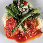    Photo:  - page 89 | Francisco Estrada     Caption: Solomon's Landing puts a     twist on traditional mashed potatoes,     with tomato sauce and Parmesan cheese.
