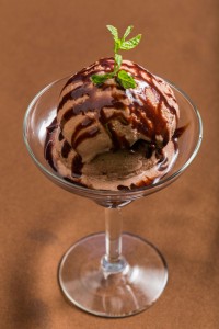 Gelato de chocolate