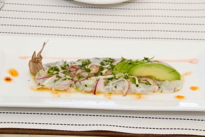 Aguachile Shrimp with chipotle aioli