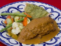 Mole de Flor de Mastuerzo.