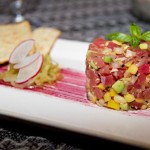 Tuna ceviche.