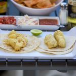 Fish and shrimp taco