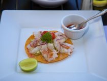Tostada de aguachile