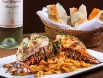 Lobster pasta rose