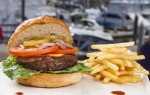 Classic Double Double Baja Cantina – 100% fresh USDA sterling silver beef, tomato, red onion, lettuce, pickles and American cheese, served with french fries.