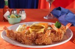  Coconut jumbo shrimp with mango & chipotle sauce