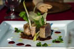 Tonno Campari e Mirtilli SML – Roasted tuna with caramelized endive And cranberry flavored with campari.
