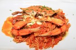 Img --0037- Steamed crab with red pasta.