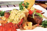 Surf & Turf – Filet mignon and lobster tail.
