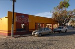 The work is underway to repair damage at Hacienda del Cayote Restaurant